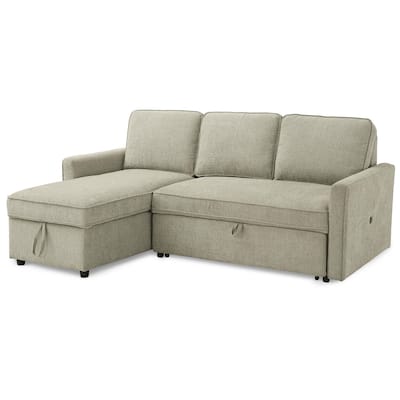 Signature Design by Ashley Kerle 2-Piece Sectional with Pop Up Bed, Hidden Storage and USB Port