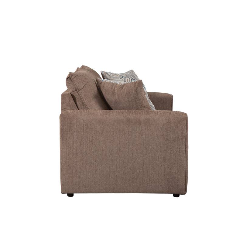 American Furniture Classics Delilah Model 8-020-A441V2 Loveseat with 2 Throw Pillows
