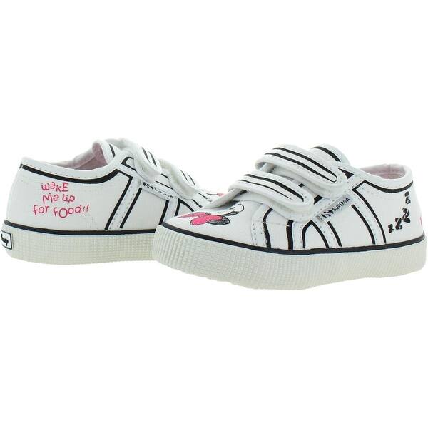 Shop Superga Girls 2750 Casual Shoes Canvas Minnie Mouse White
