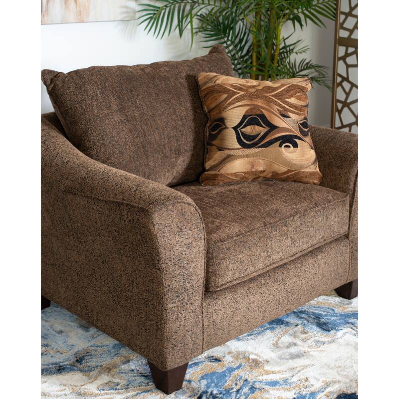 Roundhill Furniture Camero Contemporary Fabric Pillowback Accent Chair