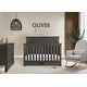 preview thumbnail 2 of 10, Caden 6-in-1 Convertible Crib with Trundle Drawer Grey