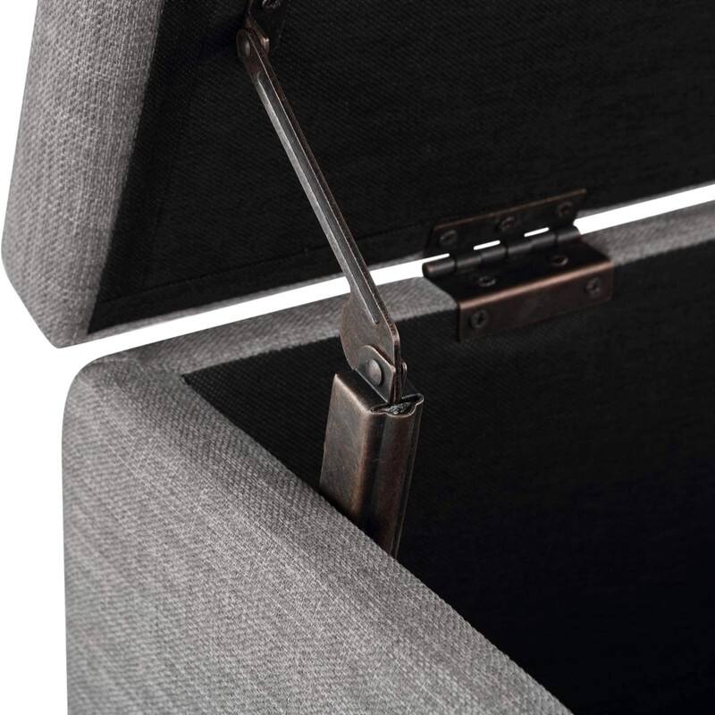 Pholstered Rectangular Storage Ottoman