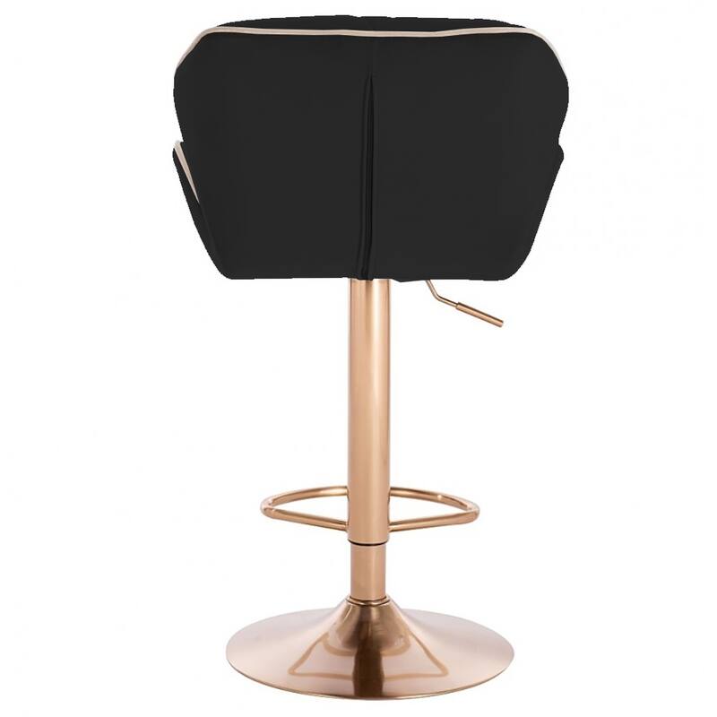 Modern Home Luxe Spyder Contemporary Adjustable Suede Barstool - Modern Comfortable Adjusting Height Counter/Bar Stool