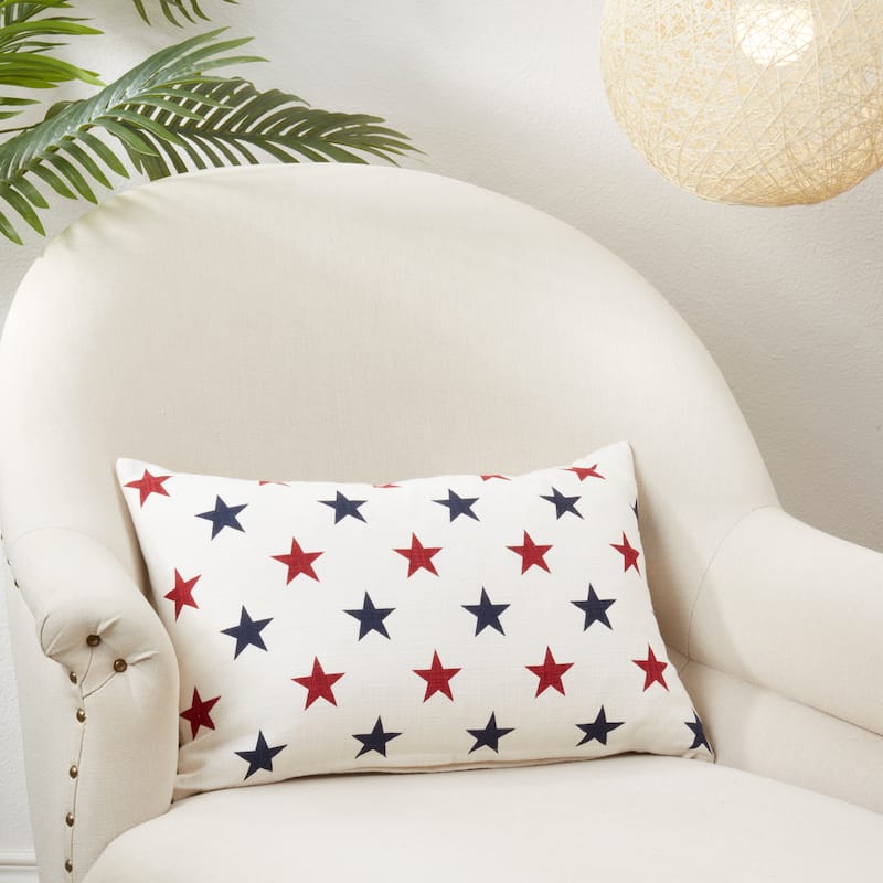 Americana Stars Throw Pillow