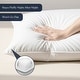 preview thumbnail 4 of 12, Delara Throw Pillow Inserts Organic Cotton, Down Alternative Fill, Set of 2