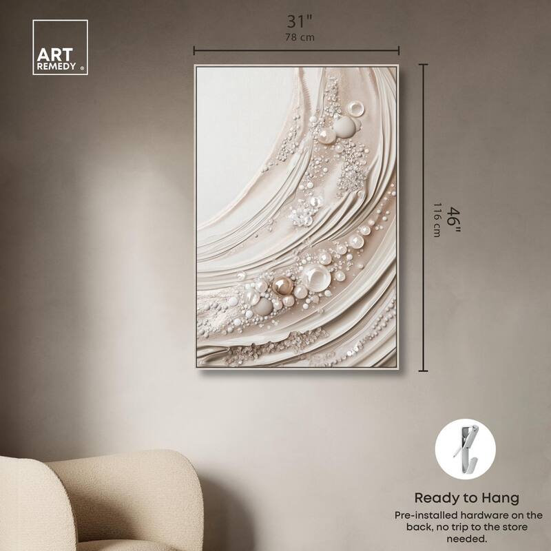 Chromatic Concretions II Canvas by Art Remedy