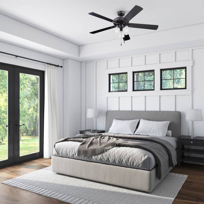 52" Prominence Home Stannor Indoor Ceiling Fan, Espresso Bronze - 52