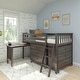 preview thumbnail 1 of 30, Max and Lily Twin-Size Low Loft with Pull-Out Desk and 3-Drawer Dressers