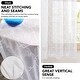 preview thumbnail 5 of 5, Deconovo Sheer Tie Up Curtains 1 Piece OEKO Tested - 42 x 63 Inch