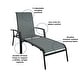 preview thumbnail 3 of 24, COSCO Outdoor Aluminum Chaise Lounge Chair (Set of 2) - N/A