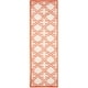 preview thumbnail 51 of 113, SAFAVIEH Amherst Naomi Modern Rug 2'3" x 7' Runner - Ivory/Orange - Runner