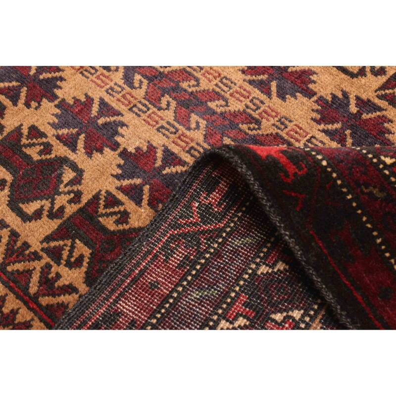 ECARPETGALLERY Hand-knotted Teimani Brown Wool Rug - 2'10 x 4'9