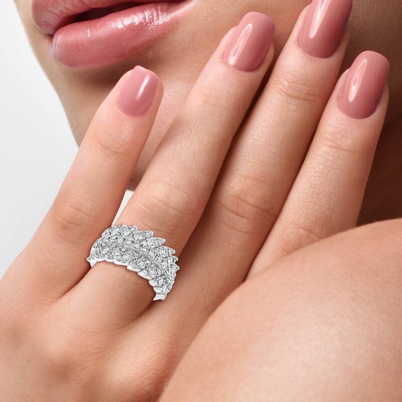 Effy Women's 14K White Gold Diamond Ring