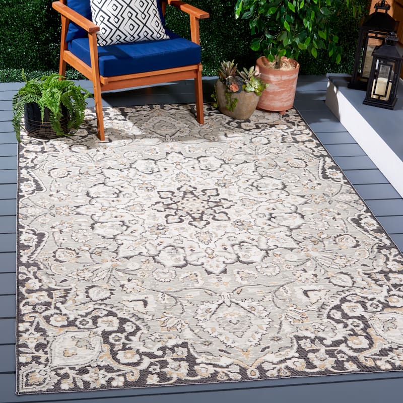 SAFAVIEH Sunrise Cassilda Indoor/Outdoor Waterproof Rug - 4' x 5'7"