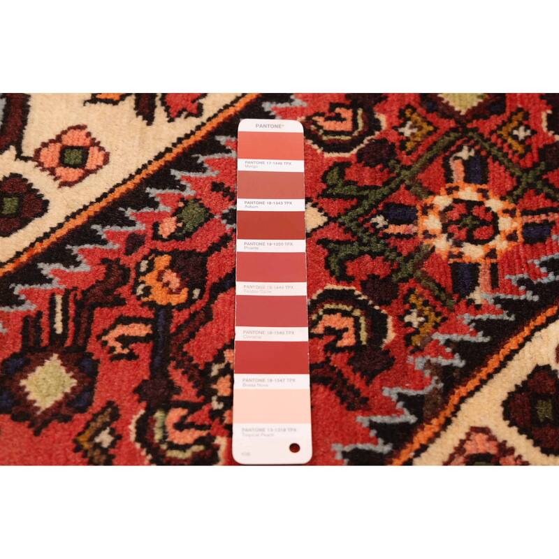 ECARPETGALLERY Hand-knotted Andelz Light Red Wool Rug - 3'5 x 4'7