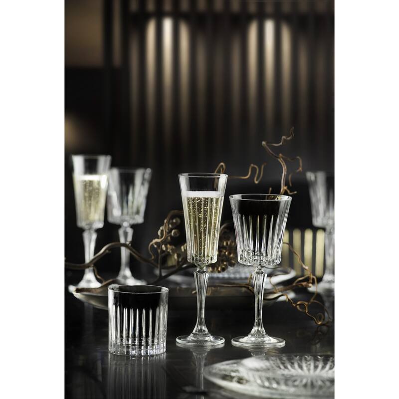 Wine Glass - Water Glass - Set of 6 Goblets -10 oz. - by Majestic Gifts Inc.- Made in Europe