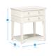 Collette White 2-Drawer Tray Top Nightstand by Greyson Living