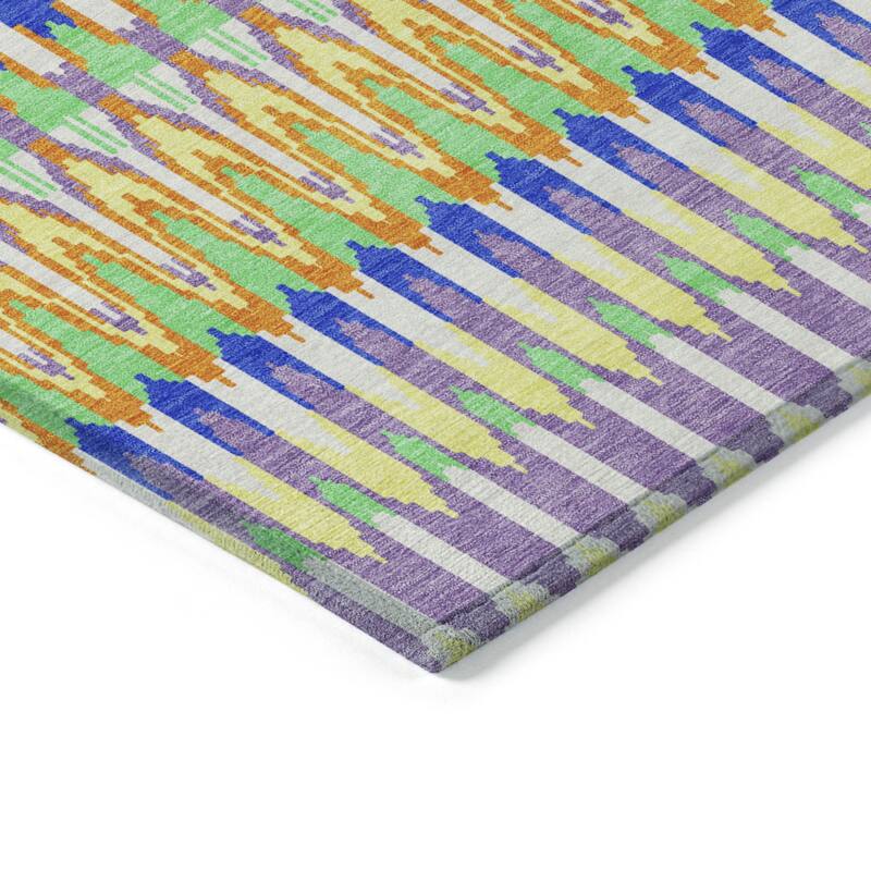 HomeRoots Southwestern Transitional Rectangle Outdoor Rug