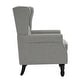 preview thumbnail 28 of 76, Button-Tufted Accent Chair Wingback Armchair - 38"H