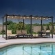 preview thumbnail 42 of 47, PURPLE LEAF Gazebo Outdoor Retractable Modern Large Size Pergola w Lights 12ft x 18ft - Beige