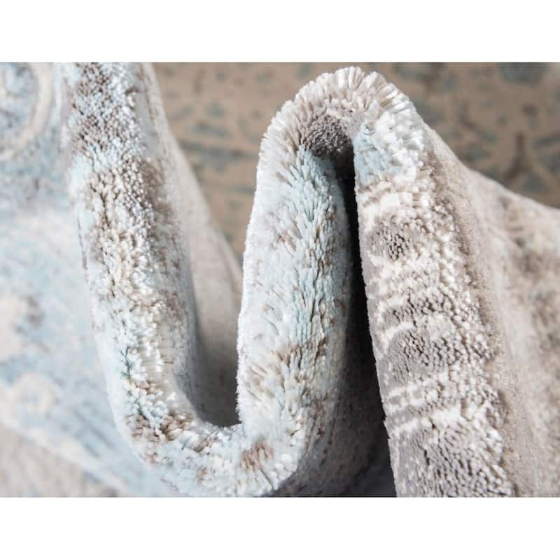 Contemporary Franbu Collection Area Rug - 5' Round