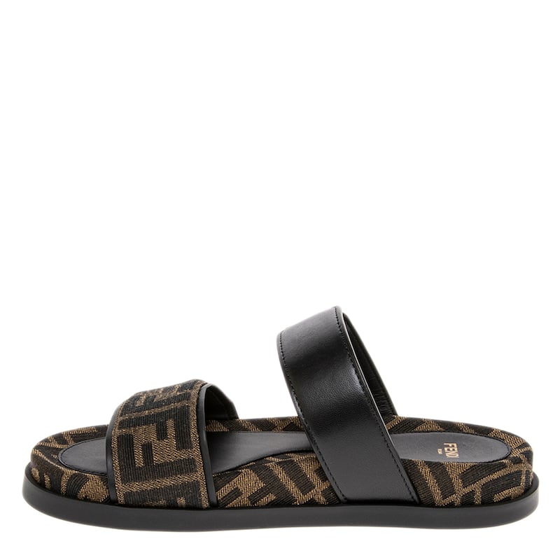 Fendi Feel Double-Band Slides