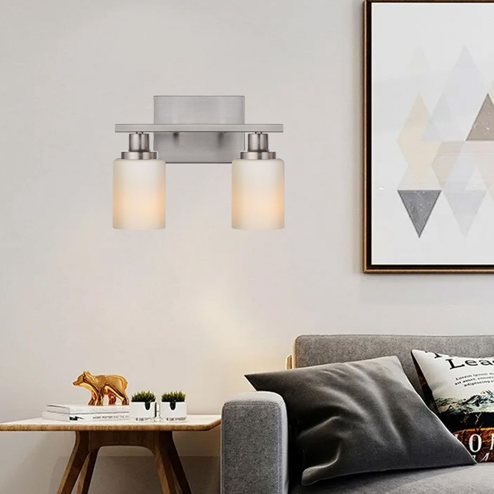 2-Light Bathroom Vanity Light