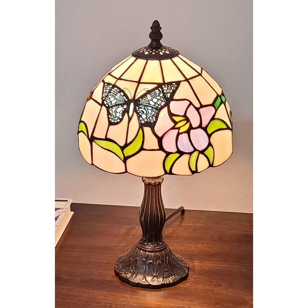 Butterfly tiffany table lamp discount