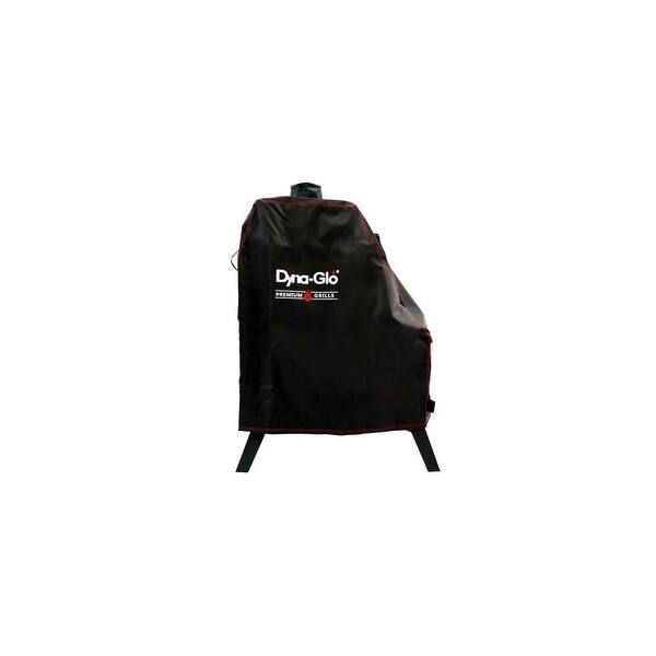 Shop Dyna Glo Dg1176csc 35 Wide Vertical Offset Charcoal Smoker Cover Black Overstock 19846847