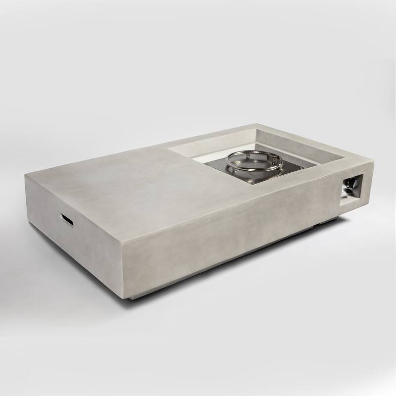 60Inch Concrete Fire Pit Table