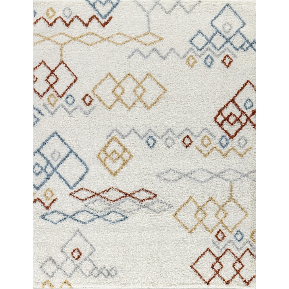 Loft Shag GC_CZY1005 Ivory Shaggy Area Rug