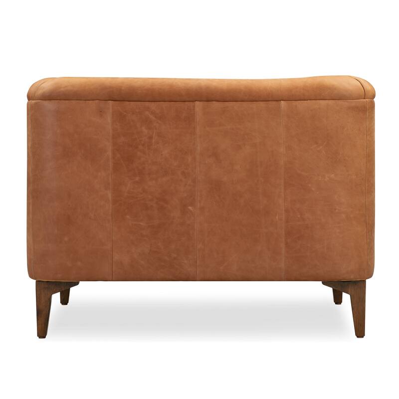 Poly & Bark Essex Lounge Chair (Set of 2) - Genuine Italian Leather