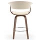 preview thumbnail 21 of 186, 26"/29" Faux Leather Swivel Bar Stools, Wood Counter Stool