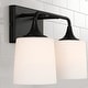 preview thumbnail 6 of 11, Presley 2-light Bath/ Vanity Fixture w/ Soft White Glass