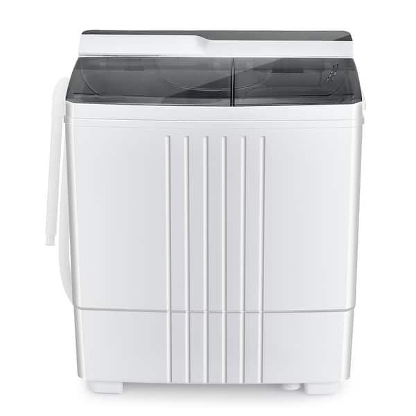  SUPER DEAL Compact Mini Twin Tub Washing Machine 13lbs