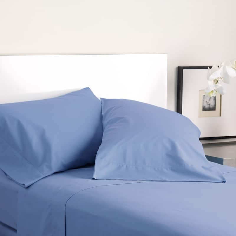 Modern Living Solid Bed Sheet Set or Pillow Cases - Twin - Shadow
