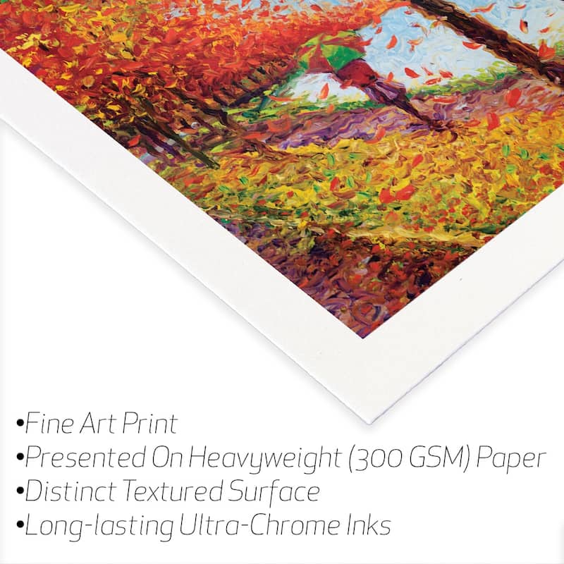 Emma Walks Lakeview Fine Art Paper Print by Iris Scott - Multi - 32x24