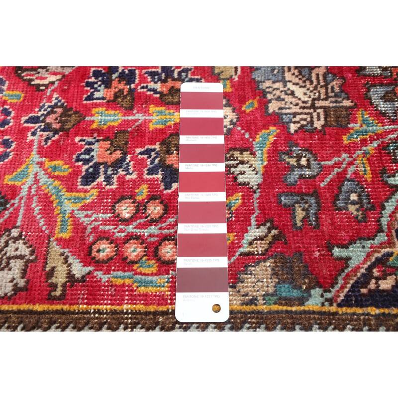 ECARPETGALLERY Hand-knotted Antalya Vintage Red Wool Rug - 6'2 x 9'3