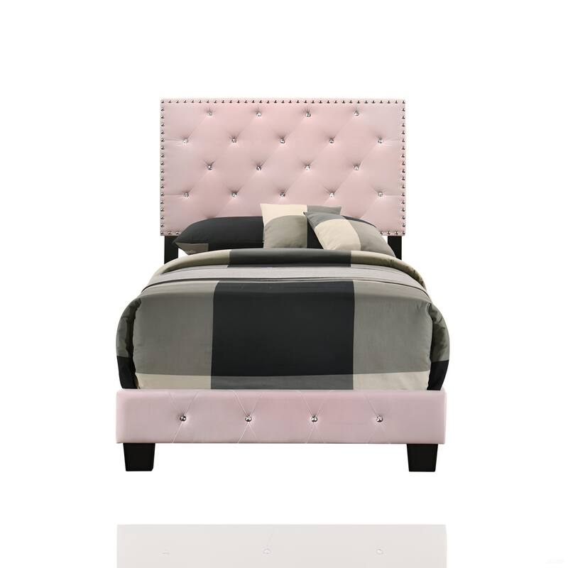 Vibrant Pink Twin Bed for Kids