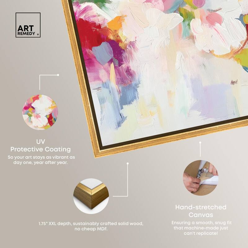 Saturated Colors I Canvas by Art Remedy