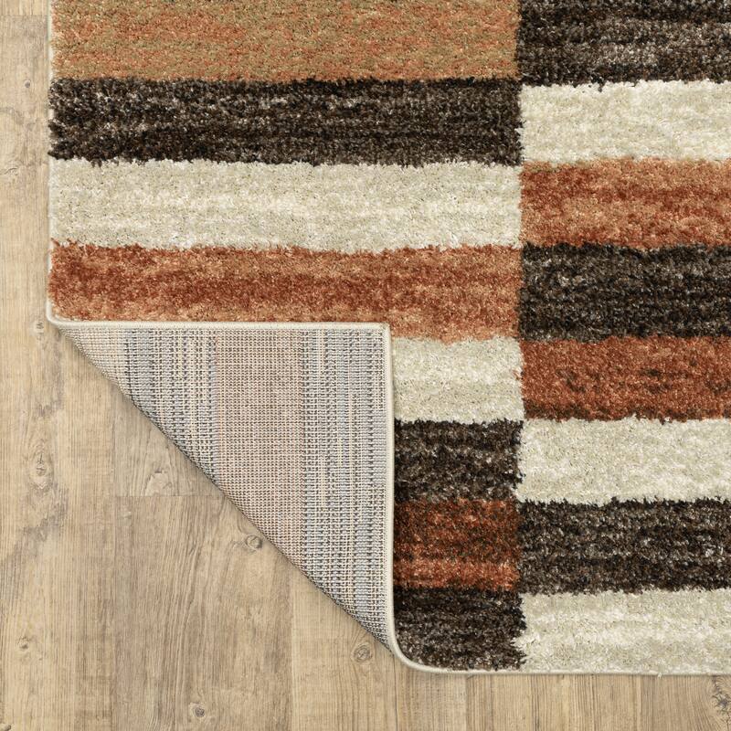 ROW Gemma Modern Color Block Multi-Colored Area Rug