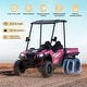preview thumbnail 10 of 37, EROMMY 24V 2-Seater Ride-On Dump Truck with Remote Control, 4WD, Music & Auto Dump Bed.
