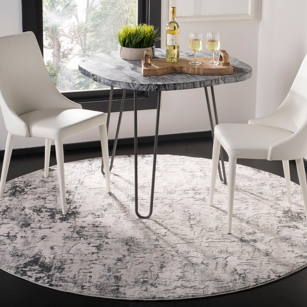 SAFAVIEH Vogue Teresa Modern & Contemporary Abstract Beige/Charcoal Rug