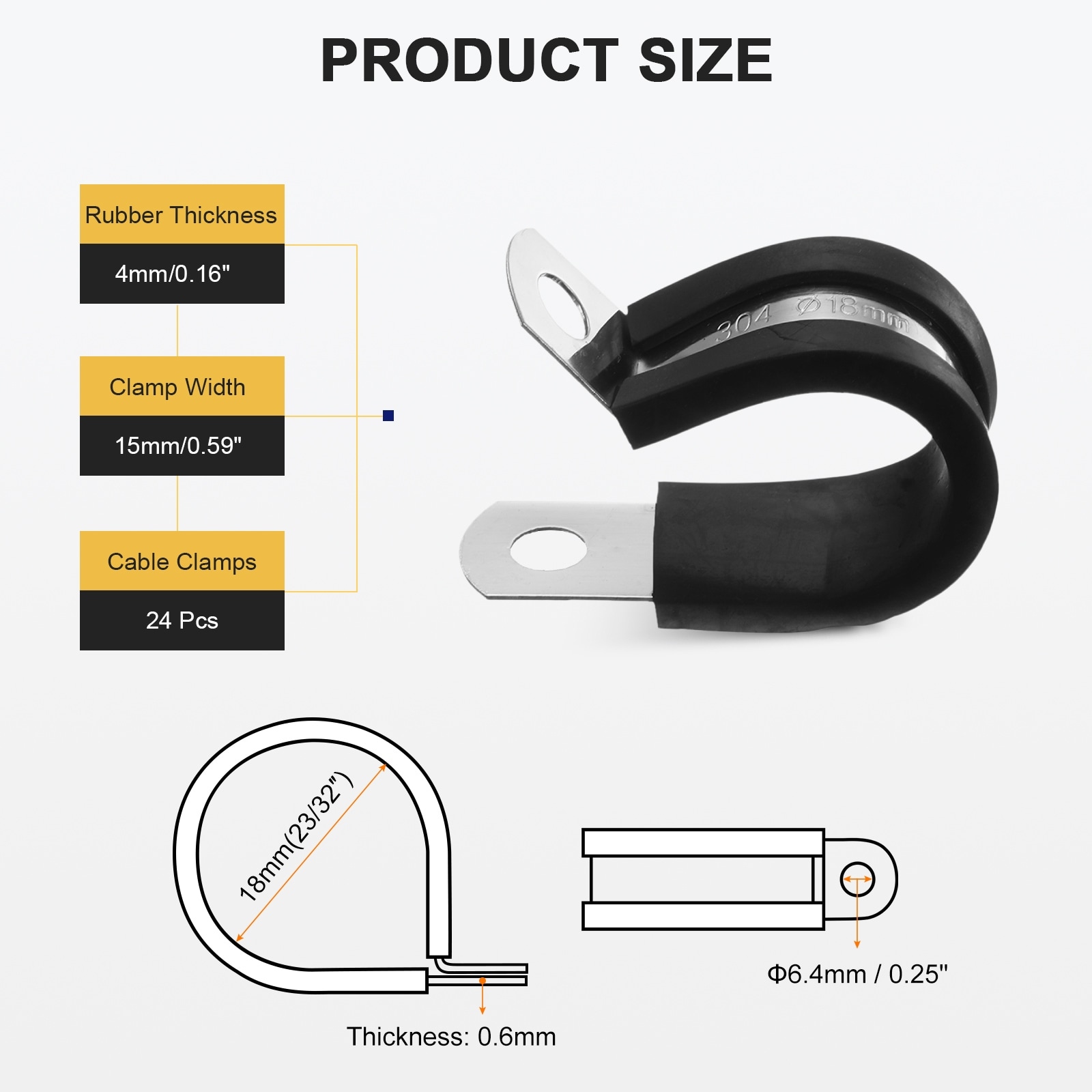 Screw Shelf Support Pegs with Anti-Slip White Sleeve - Black