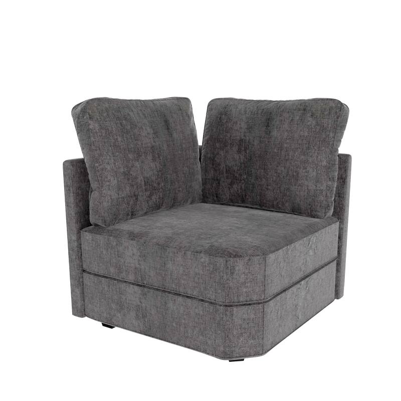 3-Seat Sofa with Hidden Chaise Storage & Cloud-Like Cushions