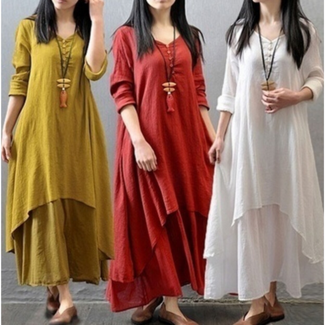 maxi tunic dress