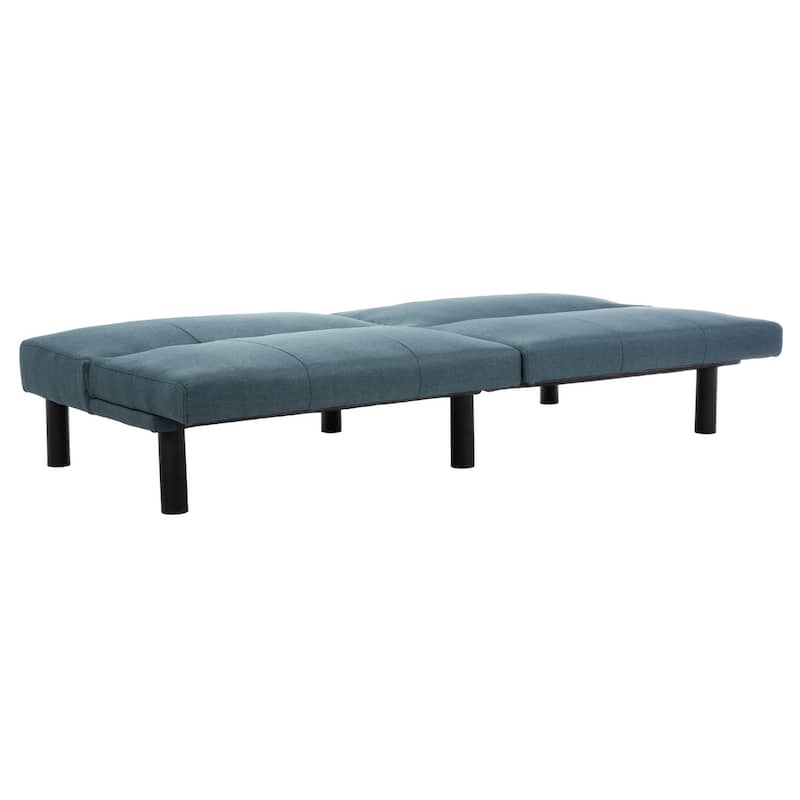 SAFAVIEH Astoria Blue Foldable Futon Sofa Bed On Sale Bed Bath