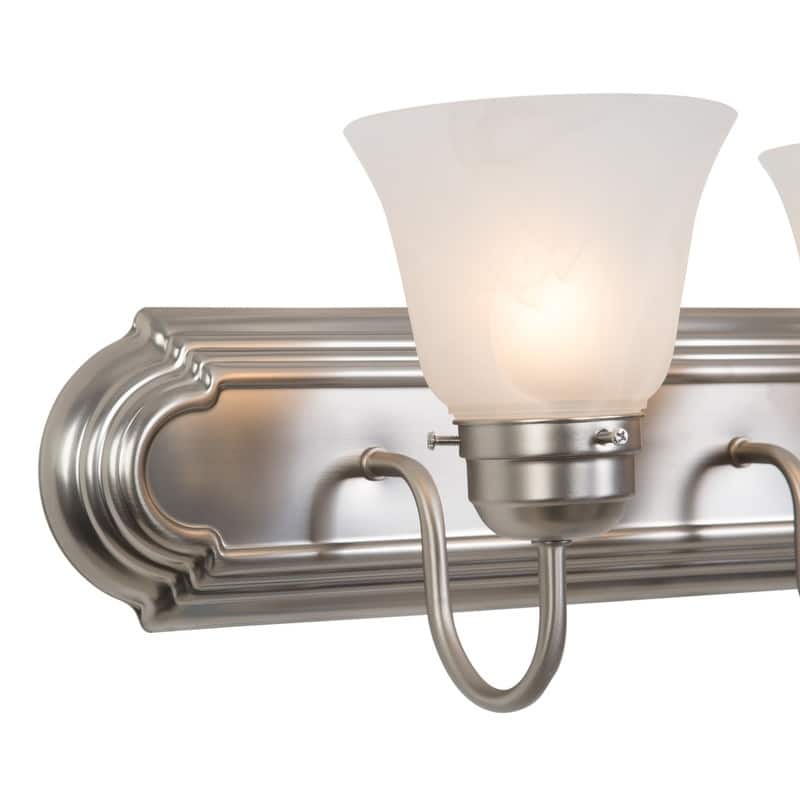 Yosemite Home Decor Vanity Lighting Series Three Lights Vanity - Silver