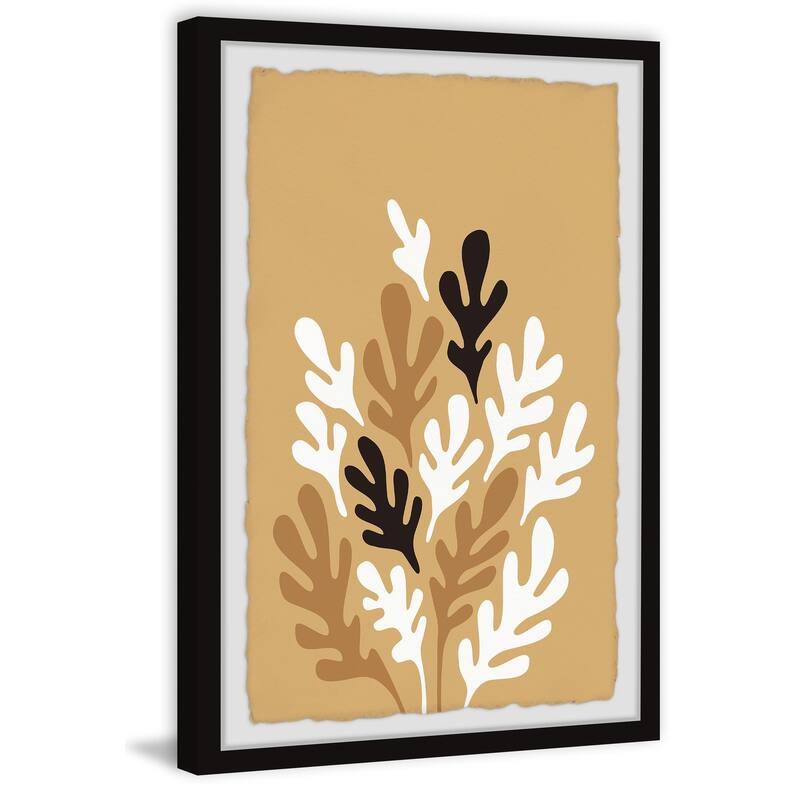 'Leaf Collection' Framed Painting Print