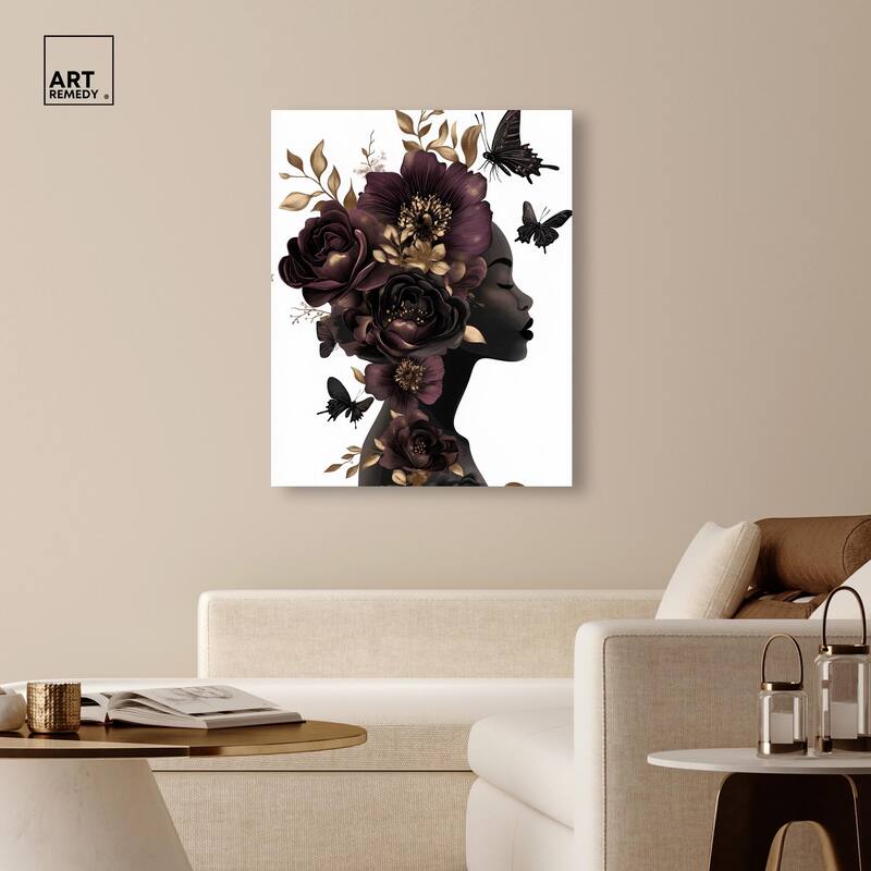 In Her Thoughts II Canvas by Art Remedy, Gallery Wrapped